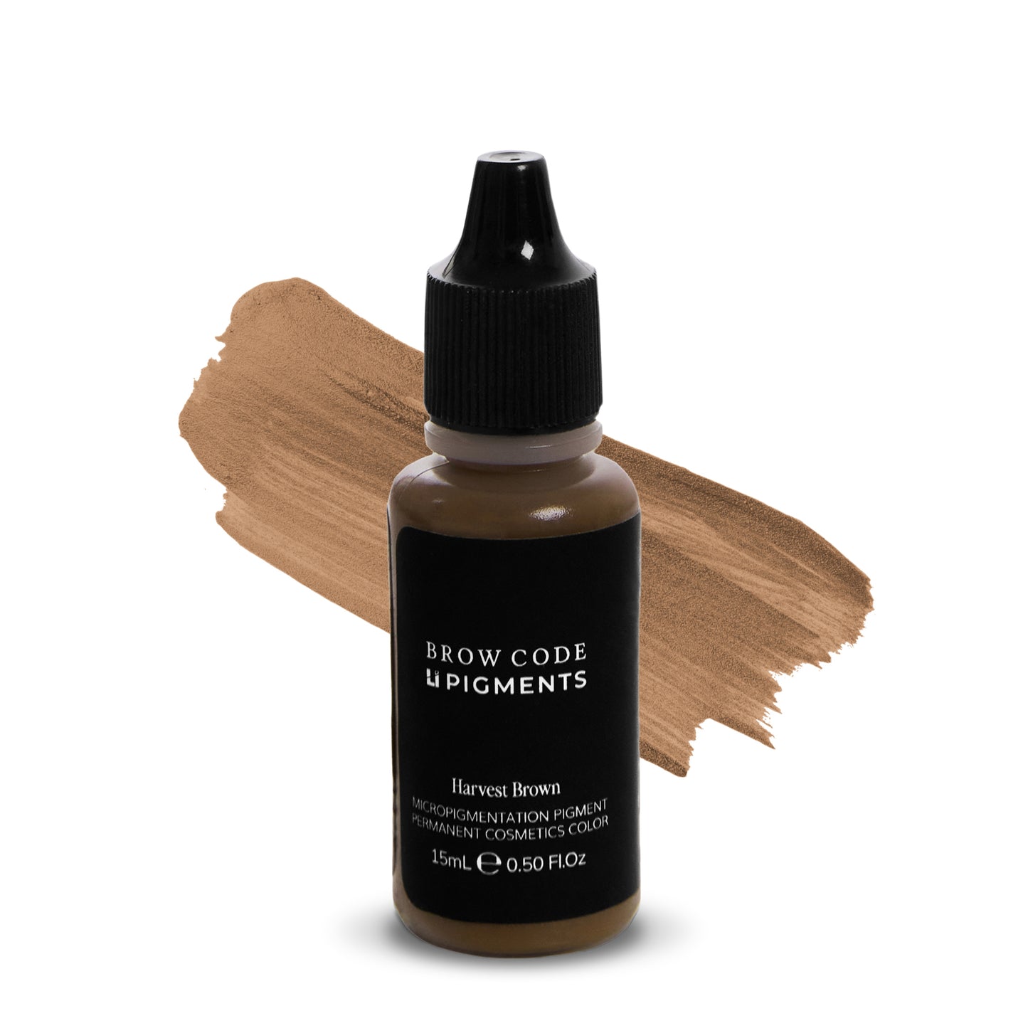 Li Pigments Permanent Makeup - color-harvest-brown with swatch on white background